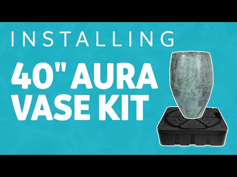 Atlantic-Oase Aura Vase Kits Antique Brass product video