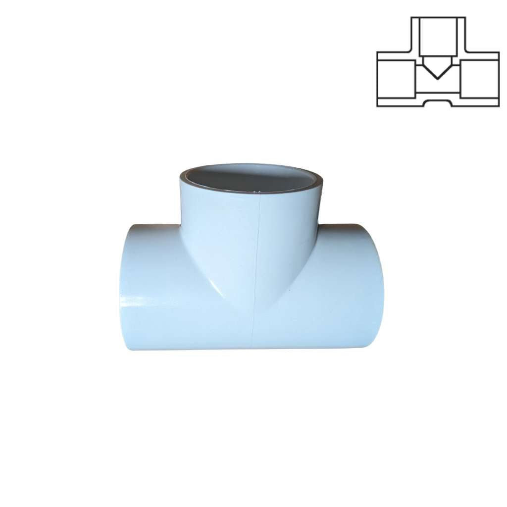 Pvc Socket R Tee Socket Tee PVC - Rosty Market Inc. – AquaGarden