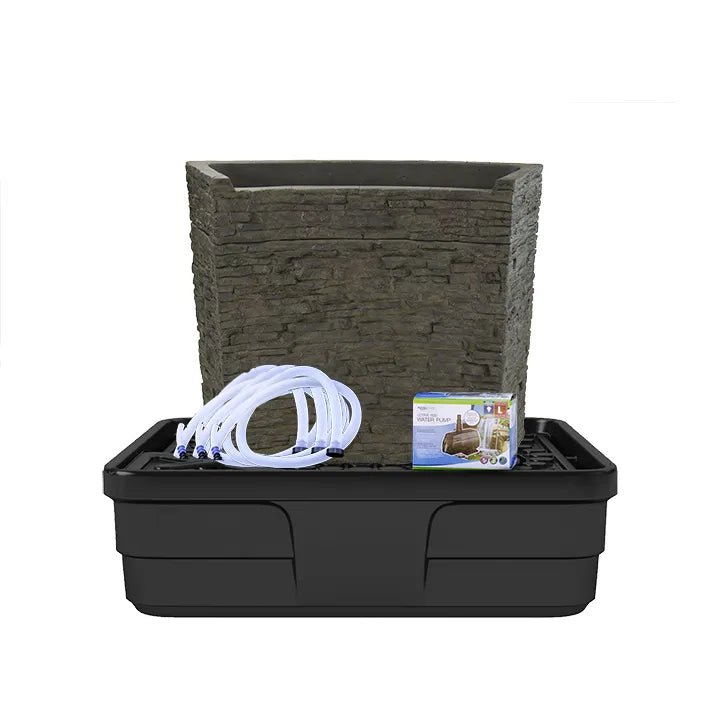 Aquascape Stacked Slate Wall Fountain Kit 32″ H - AquaGarden